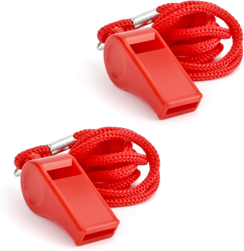 Nurplexl Store Whistle, Whistle for Coaches, Plastic Whistles for Adults, Coach Whistles with Lanyard, Referee Whistle Loud Crisp Sound Whistle Emergency for Teacher Polices Officials Sport Training Lifeguard - Image 1